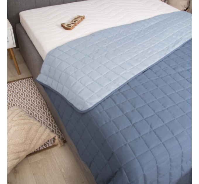 Viluta Покривало Viluta стьобане двустороннє Дует Морський бриз 210х220 (дует Морський бриз 210*220)