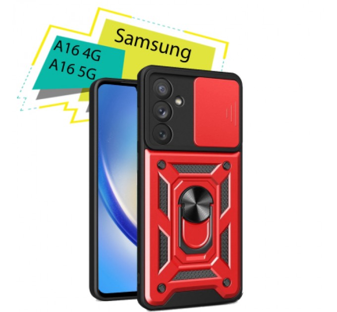 BeCover Чохол до мобільного телефона BeCover Military Samsung Galaxy A16 4G SM-A165/A16 5G SM-A166 Red (713071)