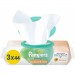 Pampers Дитячі вологі серветки Pampers Harmonie Protect&Care з календулою 3 пачки х 44 шт (8700216250672)