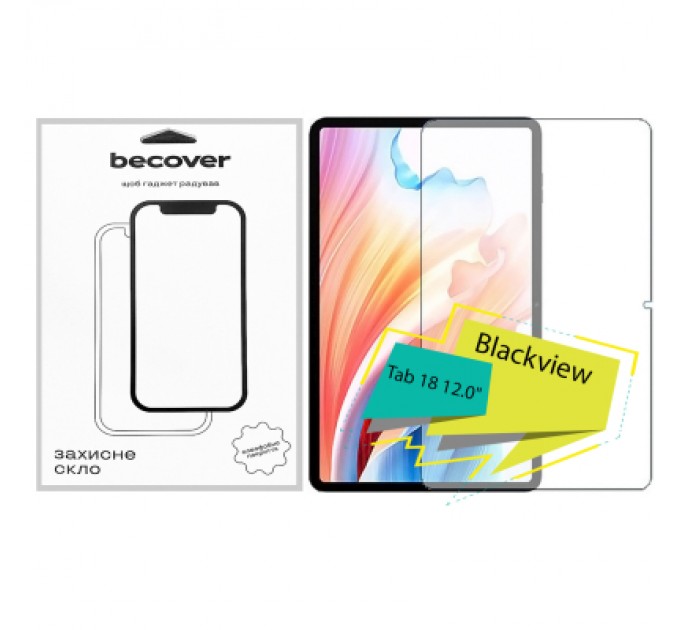 BeCover Скло захисне BeCover Blackview Tab 18 12.0" (713039)