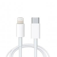 Кабель Apple Woven Charge USB Type-C - Lightning, 1м, White (K28351)