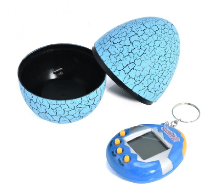 Інтерактивна іграшка UFT електронний вихованець Тамагочі в Яйці Динозавра Eggshell Game Blue (EggBlue)