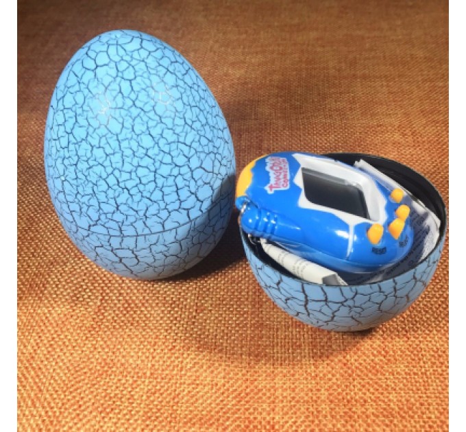 Інтерактивна іграшка UFT електронний вихованець Тамагочі в Яйці Динозавра Eggshell Game Blue (EggBlue)