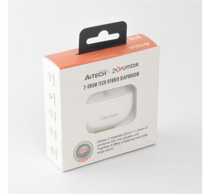 A4Tech Bluetooth-гарнітура A4Tech B20 Grayish White