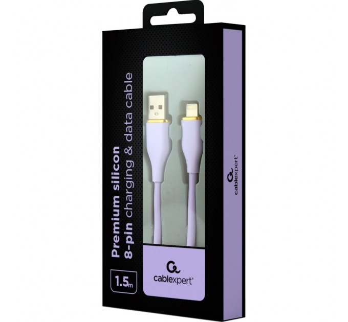 Cablexpert Кабель Cablexpert USB - Lightning (M/M), 2.1 A, 1.5 м, Purple (CC-USB2S-AM8PM-1.5M-P)
