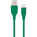 Cablexpert Кабель Cablexpert USB - USB Type-C (M/M), 2.1 A, 1.5 м, Green (CC-USB2S-AMCM-1.5M-G)