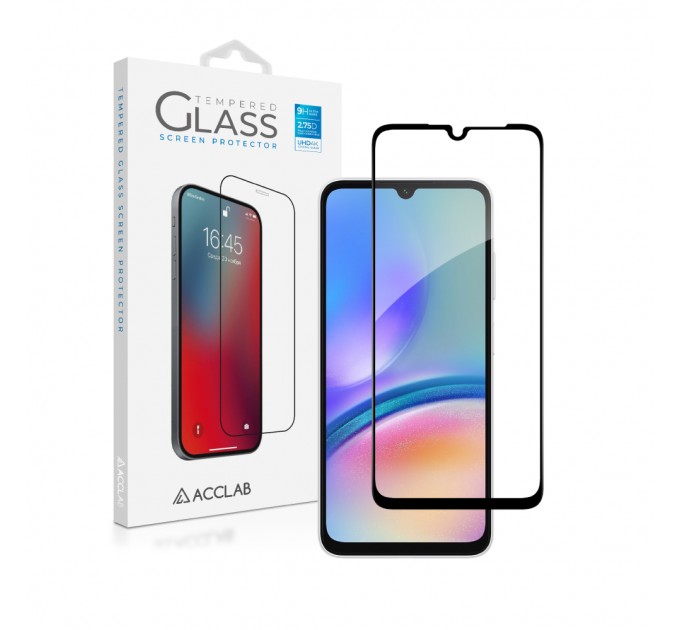 ACCLAB Захисне скло ACCLAB Full Glue для Samsung Galaxy A05s SM-A057 Black (1283126581908)