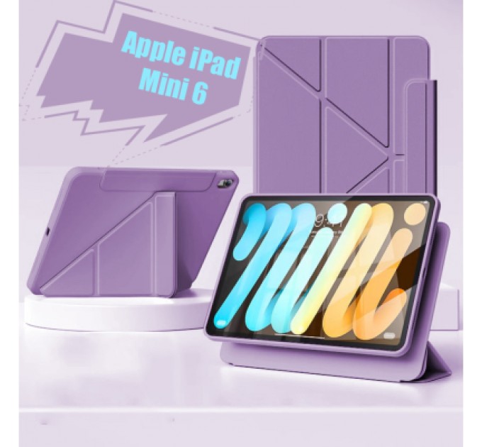 BeCover Чохол до планшета BeCover Ultra Slim Origami Flex Apple iPad Mini 6 2021 Purple (712968)