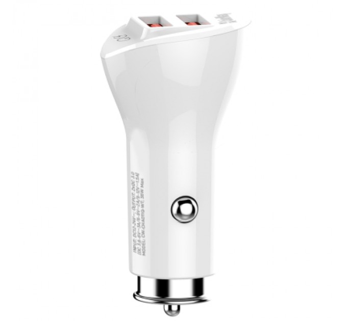 ColorWay Зарядний пристрій ColorWay 2USB Quick Charge 3.0 (36W (CW-CHA011Q-WT)