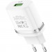 HOCO Зарядний пристрій HOCO C12Q Smart QC3.0 charger White (6931474716262)