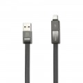 Remax Кабель Remax RC-042t Strive USB - Lightning + micro USB (M/M), 1 м, Black (6954851272939)