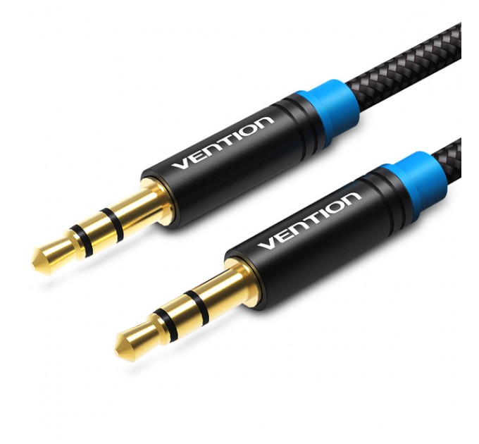 Кабель Vention 3.5 мм - 3.5 мм (M/M), 1.5 м, Black (P350AC150-B-M)