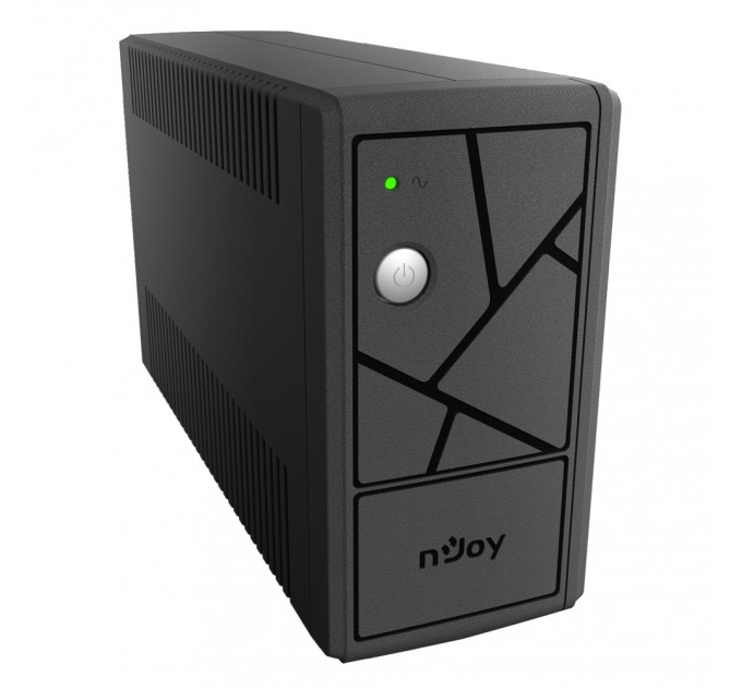 Джерело безперебійного живлення NJOY Keen 600 (UPLI-LI060KE-CG01B) Lin.int., AVR, 2 x евро, пластик