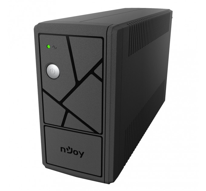 Джерело безперебійного живлення NJOY Keen 600 (UPLI-LI060KE-CG01B) Lin.int., AVR, 2 x евро, пластик