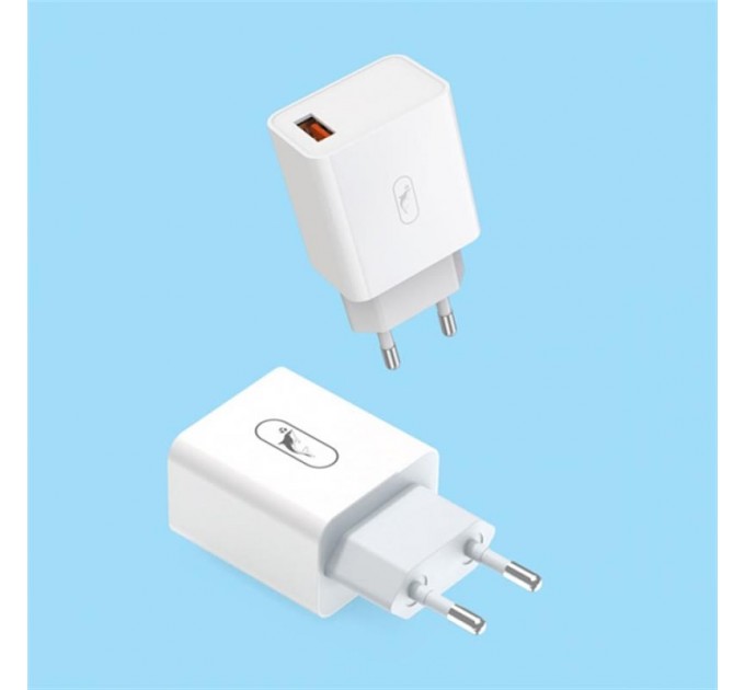 Зарядний пристрій SkyDolphin SC31 QC3.0 (1USB, 3.5A) White (MZP-000154)