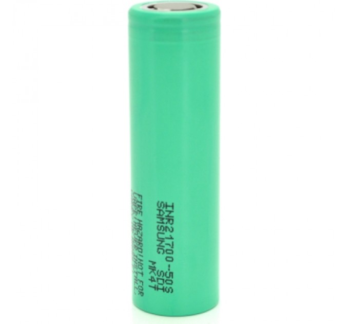 Samsung Акумулятор 21700 5000mAh, 50A, 4.2/3.6/2.5V, Green Samsung (INR21700-50S / 32719)