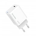ColorWay Мережевий зарядний пристрій ColorWay GaN Mini 65W PD Port PPS USB-C White (CW-CHS049PD-WT)
