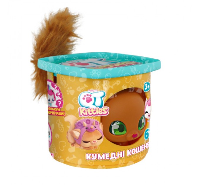 QT Kitties Ігровий набір QT Kitties Кошеня Джинджер (450001-5)