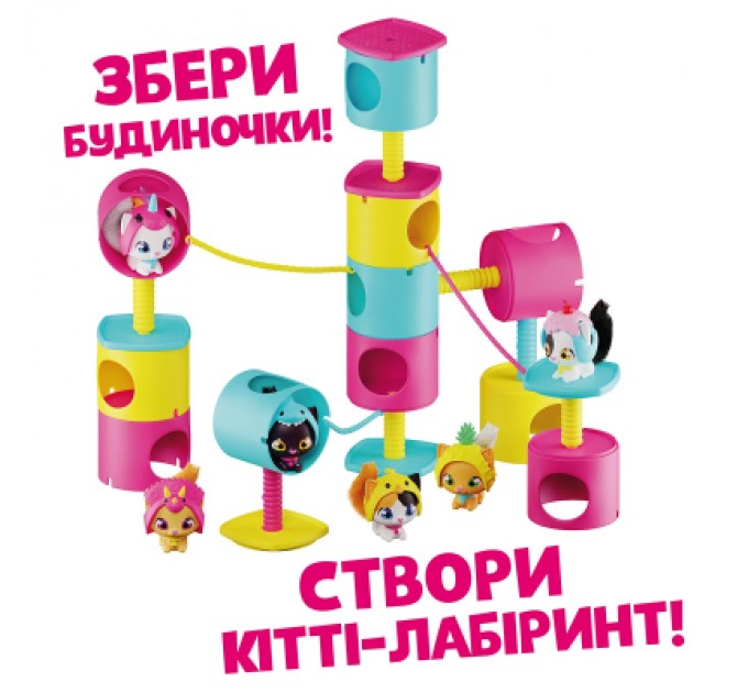 QT Kitties Ігровий набір QT Kitties Кошеня Джинджер (450001-5)