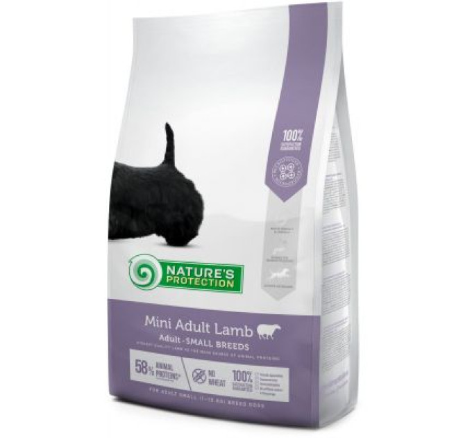 Сухий корм для собак Nature's Protection Mini Adult Lamb Small breeds 7.5 кг (NPS45735)
