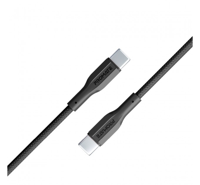 Кабель Promate xCord-CC USB Type-C - USB Type-C (M/M), 1 м, Black (xcord-cc.black)