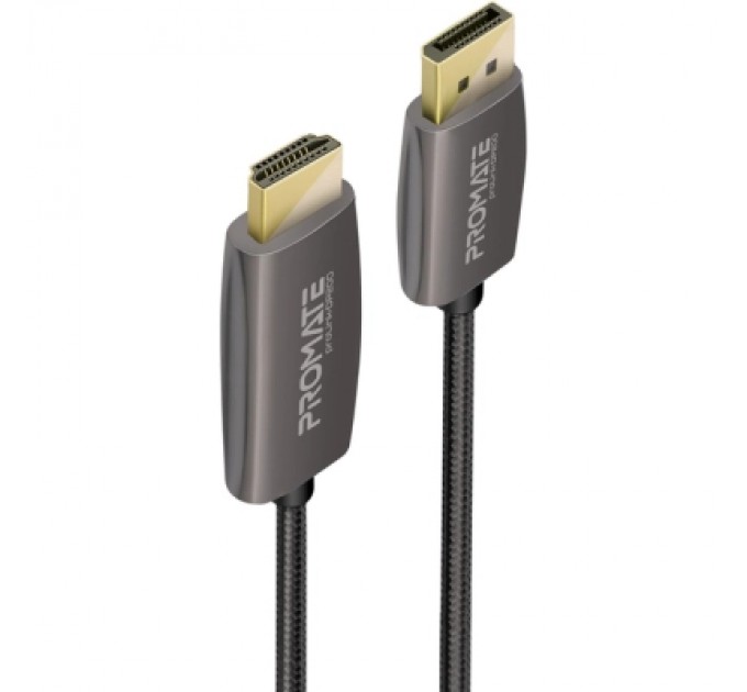 Кабель мультимедійний DisplayPort to HDMI prolink-dp200.black Promate (prolink-dp200.black)