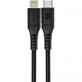 Дата кабель USB-C to Lightning powerlink-120.black Promate (powerlink-120.black)