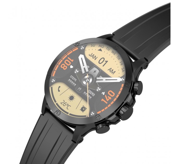 iMiki Смарт-годинник iMiki XPLORER Pro Black Silicone strap