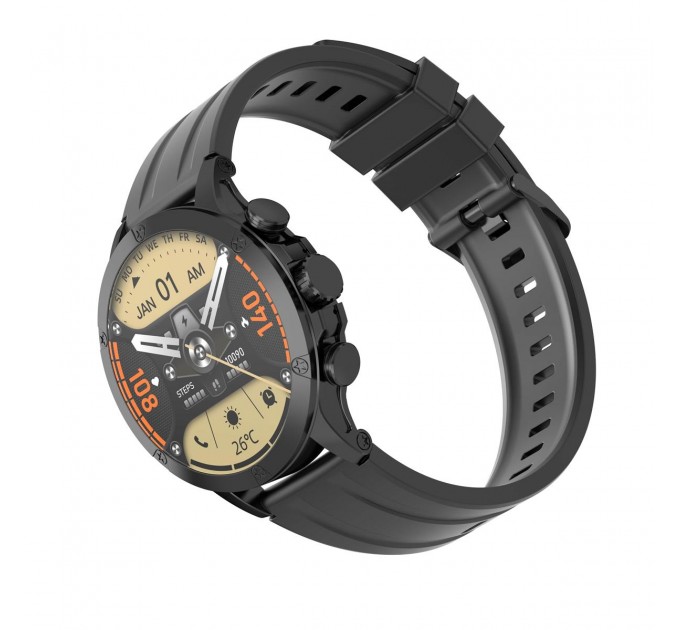 iMiki Смарт-годинник iMiki XPLORER Pro Black Silicone strap