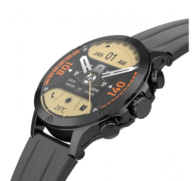 iMiki Смарт-годинник iMiki XPLORER Pro Black Silicone strap