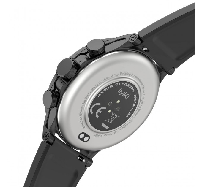 iMiki Смарт-годинник iMiki XPLORER Pro Black Silicone strap