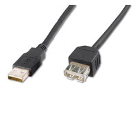 Дата кабель USB 2.0 AM/AF Digitus (AK-300200-018-S)