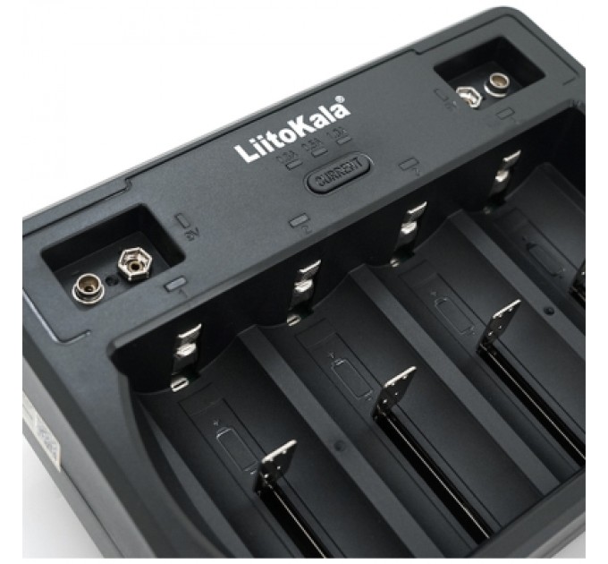 Liitokala Зарядний пристрій для акумуляторів Liitokala 4 Slots, Ni-MH/Ni-CdAA,AAA,C, Li-ion/IMR32650,21700,18650 (Lii-D4)