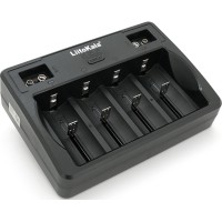 Зарядний пристрій для акумуляторів Liitokala 4 Slots, Ni-MH/Ni-CdAA,AAA,C, Li-ion/IMR32650,21700,18650 (Lii-D4)