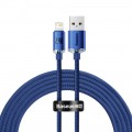 Baseus Кабель Baseus Crystal Shine USB - Lightning, 2.4A, 2м Blue (CAJY000103)