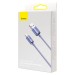Baseus Кабель Baseus Crystal Shine USB - Lightning, 2.4A, 2м Purple (CAJY000105)