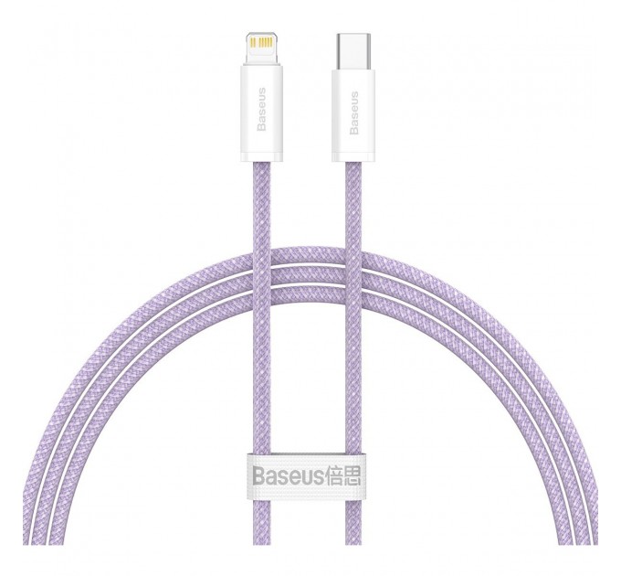 Кабель Baseus Dynamic USB Type-C - Lightning, 20W, 2м Purple (CALD000105)