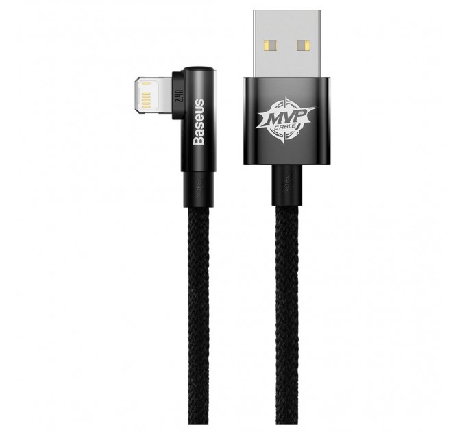 Baseus Кабель Baseus MVP 2 USB - Lightning, 2.4A, 2м Black (CAVP000101)