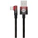 Baseus Кабель Baseus MVP 2 USB - Lightning, 2.4A, 2м Black/Red (CAVP000120)
