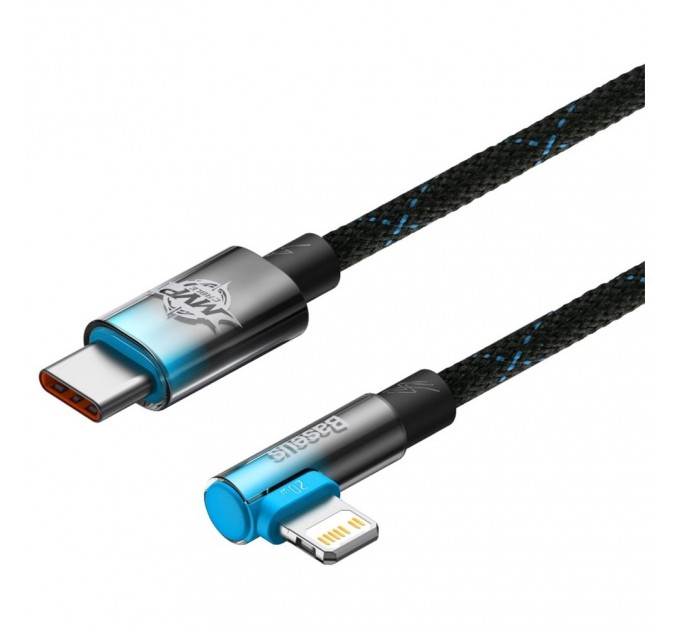 Baseus Кабель Baseus MVP 2 USB Type-C - Lightning, 20W, 1м Black/Blue (CAVP000221)