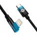 Baseus Кабель Baseus MVP 2 USB Type-C - Lightning, 20W, 1м Black/Blue (CAVP000221)