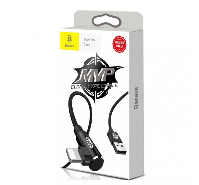 Baseus Кабель Baseus MVP USB - Lightning, 1.5A, 2м Black (CALMVP-A01)