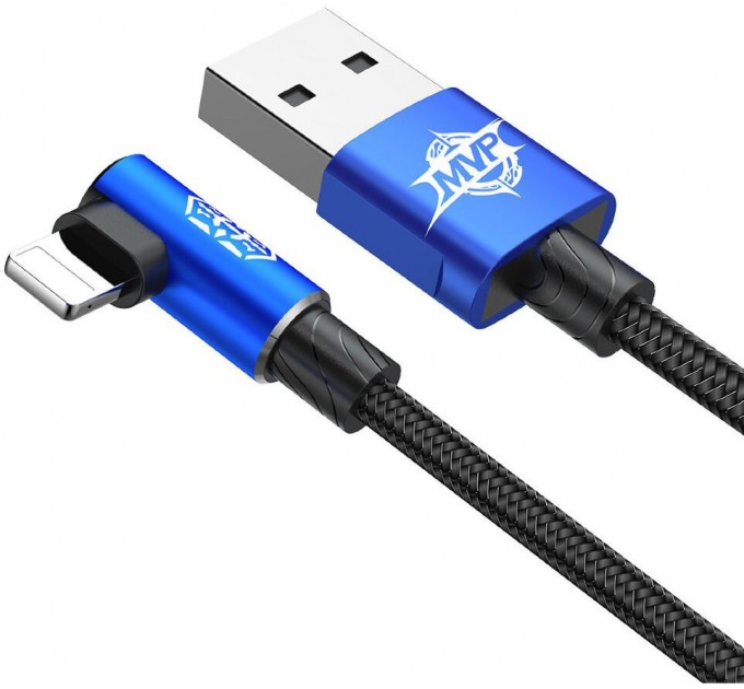 Baseus Кабель Baseus MVP USB - Lightning, 1.5A, 2м Blue (CALMVP-A03)