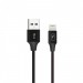 Кабель SkyDolphin S55L Neylon USB - Lightning (M/M), 1 м, Black (SDUSB-000434)