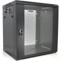 Merlion Шафа настінна Merlion 12U 19" 600*450*634 (Ш*Г*В)мм, black (Ml3-6412)