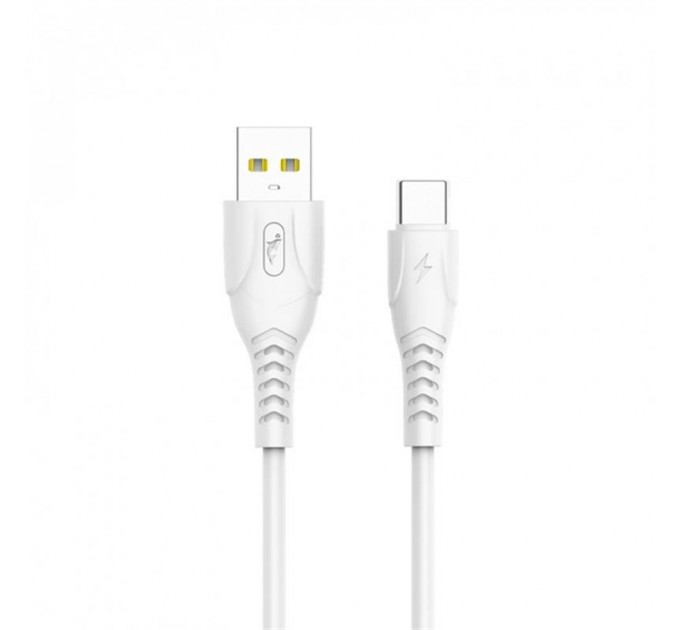 Кабель SkyDolphin S08T USB - USB Type-C (M/M), 1 м, White (SDUSB-000562)