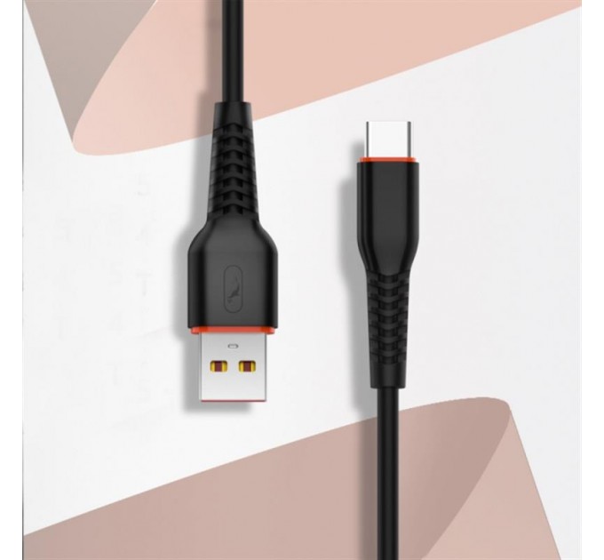 SkyDolphin Кабель SkyDolphin S54T Soft USB - USB Type-C (M/M), 1 м, Black (SDUSB-000430)
