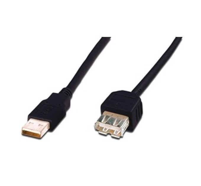 Digitus Дата кабель USB 2.0 AM/AF 3.0m Digitus (AK-300200-030-S)