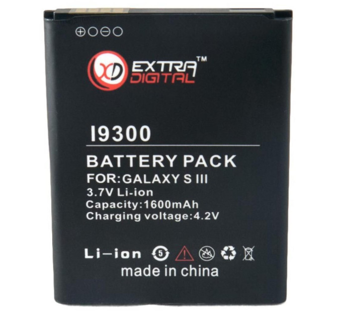 Extradigital Акумуляторна батарея Extradigital Samsung GT-i9300 Galaxy S3 (BMS6313)