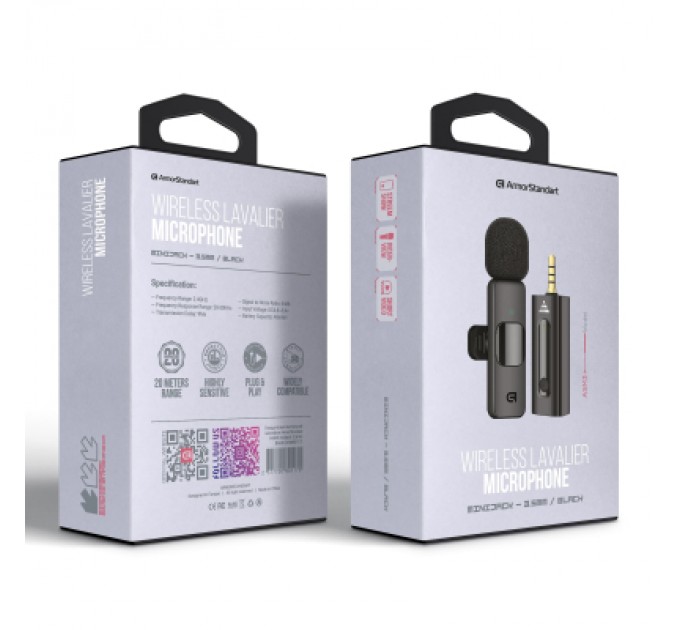 Armorstandart Мікрофон Armorstandart ASM3 mini-jack 3.5 мм Black (ARM80117)